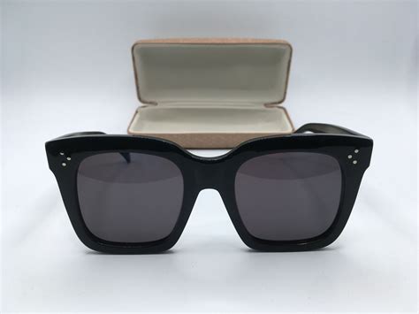 celine sunglasses cl 41076 s 807 black frame|CELINE Tilda Sunglasses CL 41076/S Black .